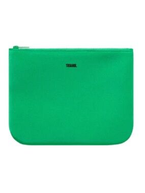 TRIANGL Jungle Green Neoprene Zip Pouch